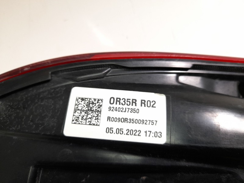 Recambio de piloto trasero derecho para kia xceed (cd) 1.0 t-gdi referencia OEM IAM 92402J7350  
