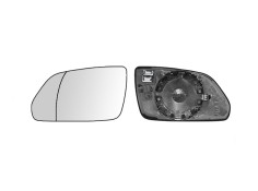 Recambio de cristal retrovisor izquierdo para volkswagen polo (9n3) referencia OEM IAM 6Q0857521F 1052339118 VG0227514