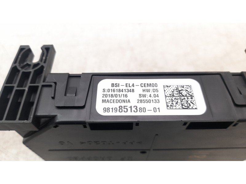 Recambio de caja reles / fusibles para citroen c4 picasso origins referencia OEM IAM 9819851380  
