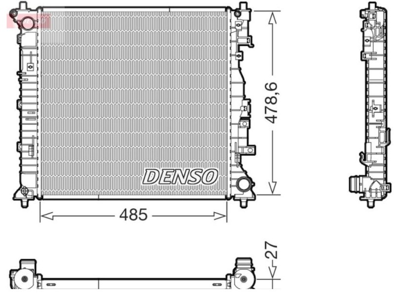 Recambio de radiador agua para hyundai tucson (nx4e, nx4a) 1.6 t-gdi hybrid 48v referencia OEM IAM 25310N7030  550402
