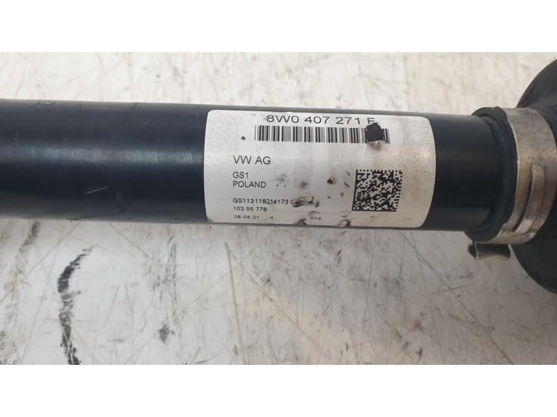 Recambio de transmision delantera derecha para audi a4 b9 (8w2, 8wc) 2.0 tdi referencia OEM IAM 8W0407271E A2583 T78405