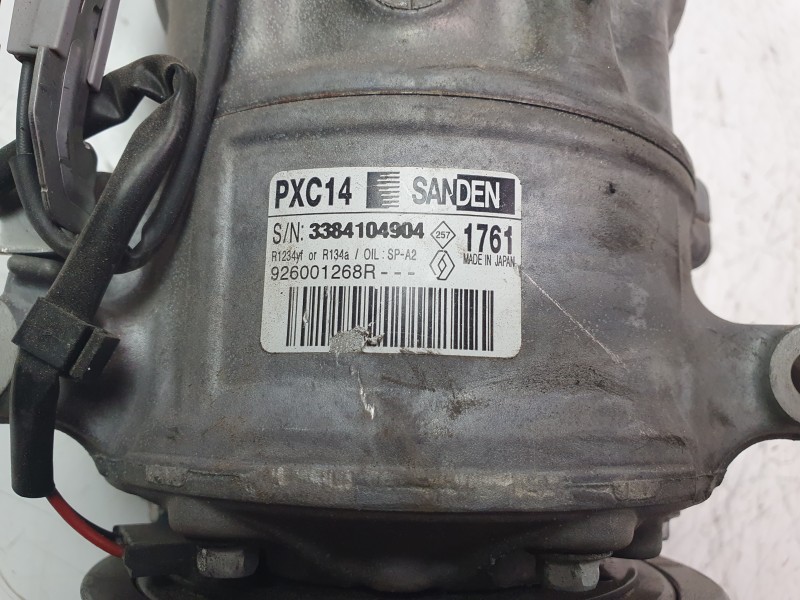 Recambio de compresor aire acondicionado para renault megane iv hatchback (b9a/m/n_) 1.3 tce 140 (b9nb) referencia OEM IAM 92600