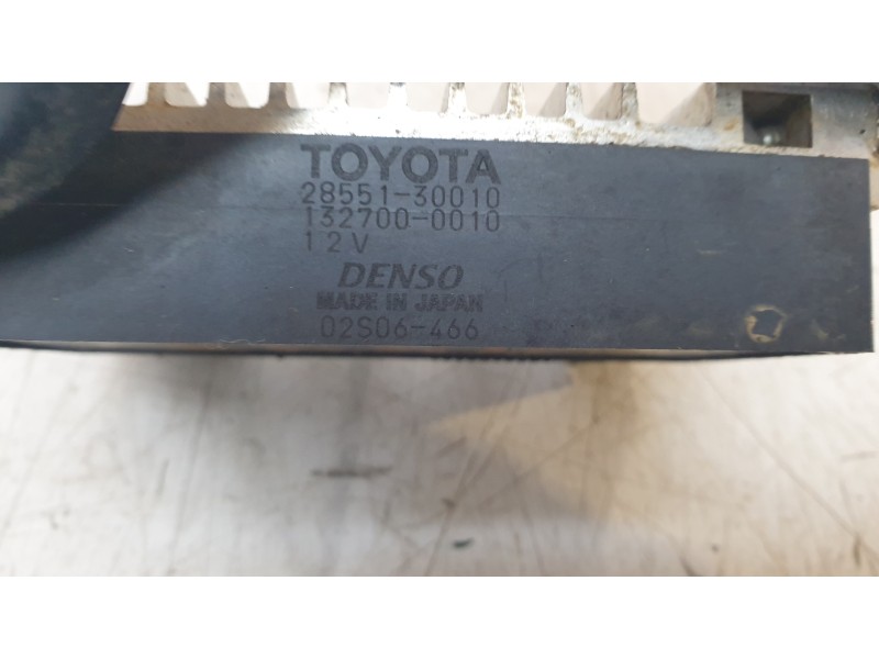Recambio de caja precalentamiento para toyota hilux (kun) 3.0 turbodiesel referencia OEM IAM 2855130010  