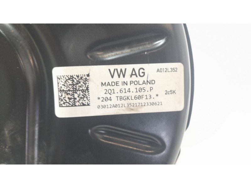 Recambio de servofreno para volkswagen polo vi (ae1) basis referencia OEM IAM 2Q1614106E  