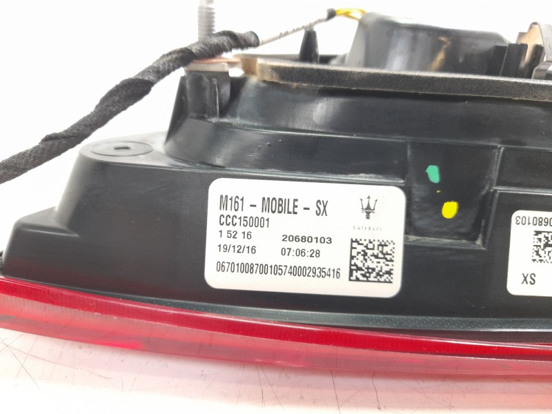 Recambio de piloto trasero izquierdo interior para maserati levante suv (m161) 3.0 d q4 referencia OEM IAM 670106835  