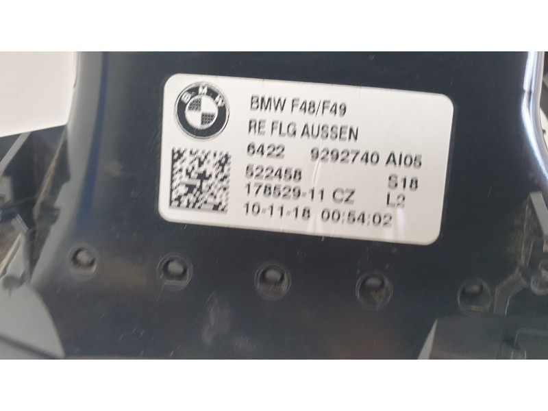 Recambio de rejilla aireadora para bmw serie x1 (f48) sdrive18d referencia OEM IAM 64229292741  