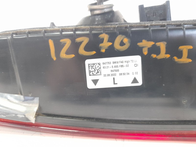 Recambio de piloto trasero izquierdo interior para bmw 1 (f40) 118 i referencia OEM IAM 63215A55FB5  