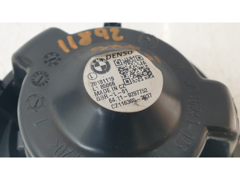 Recambio de ventilador calefaccion para bmw serie x1 (f48) sdrive18d referencia OEM IAM 64119297752  
