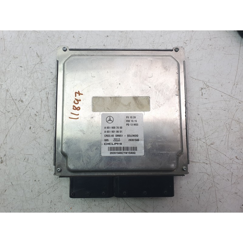 Recambio de centralita motor uce para mercedes-benz clase b (w246) b 200 cdi be (246.201) referencia OEM IAM 6519009402  