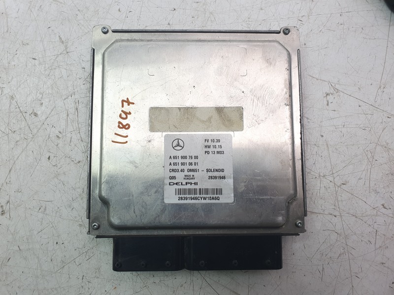 Recambio de centralita motor uce para mercedes-benz clase b (w246) b 200 cdi be (246.201) referencia OEM IAM 6519009402  