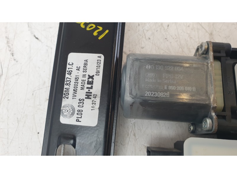 Recambio de elevalunas delantero izquierdo para volkswagen t-cross (c11, d31) 1.0 tsi referencia OEM IAM 2GM837461C  
