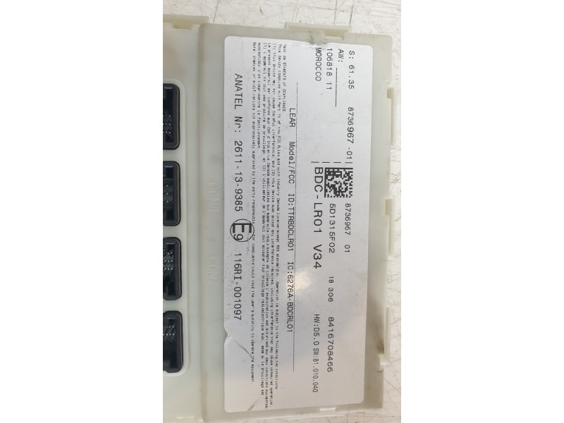 Recambio de caja reles / fusibles para bmw serie x1 (f48) sdrive18d referencia OEM IAM 2611139385  