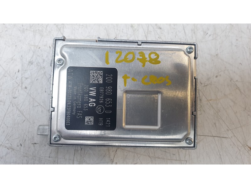 Recambio de camara vision frontal para volkswagen t-cross (c11, d31) 1.0 tsi referencia OEM IAM 2Q0980653D  