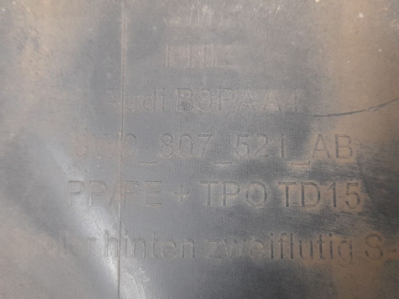 Recambio de spoiler paragolpes trasero para audi a4 b9 (8w2, 8wc) 2.0 tdi referencia OEM IAM 8W0807521AB  