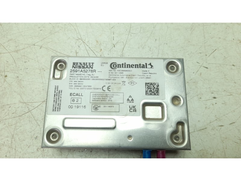 Recambio de modulo electronico para dacia sandero iii stepway extreme referencia OEM IAM 2591A5278R A3C0888950500 