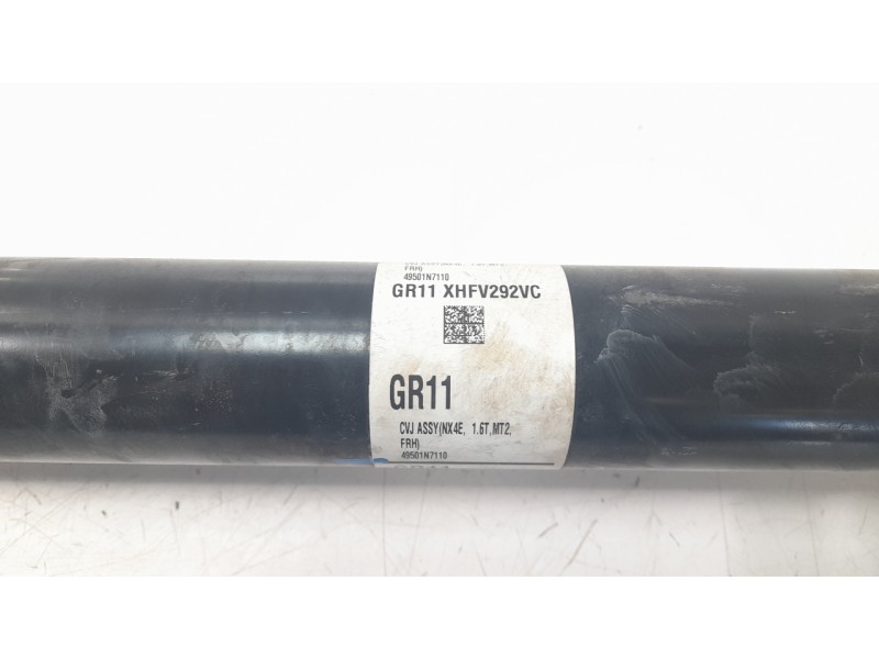 Recambio de transmision delantera derecha para hyundai tucson (nx4e, nx4a) 1.6 t-gdi hybrid 48v referencia OEM IAM 49501N7110  