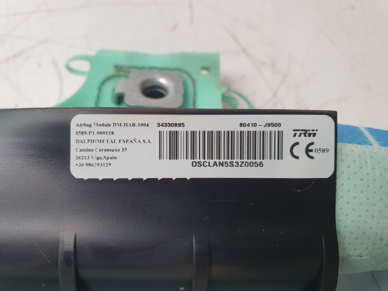 Recambio de kit airbag para hyundai kona (os, ose, osi) 1.6 gdi hybrid referencia OEM IAM 84710J9000TRY  