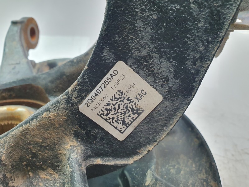 Recambio de mangueta delantera izquierda para volkswagen t-cross (c11, d31) 1.0 tsi referencia OEM IAM 2Q0407255AD  