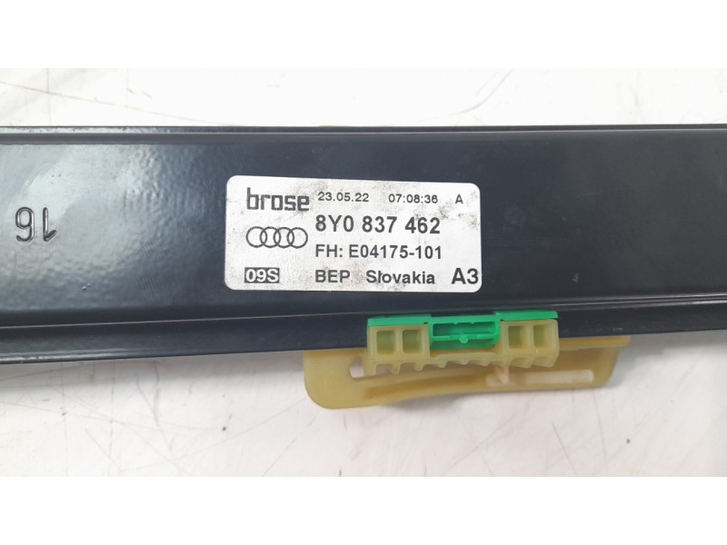Recambio de elevalunas delantero derecho para audi a3 limousine (8ys, 8ym) 30 tdi referencia OEM IAM 8Y0837462  