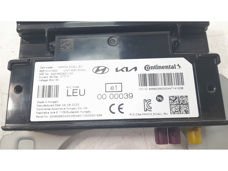 Recambio de modulo electronico para hyundai tucson (nx) klass 2wd referencia OEM IAM 96510N7000  