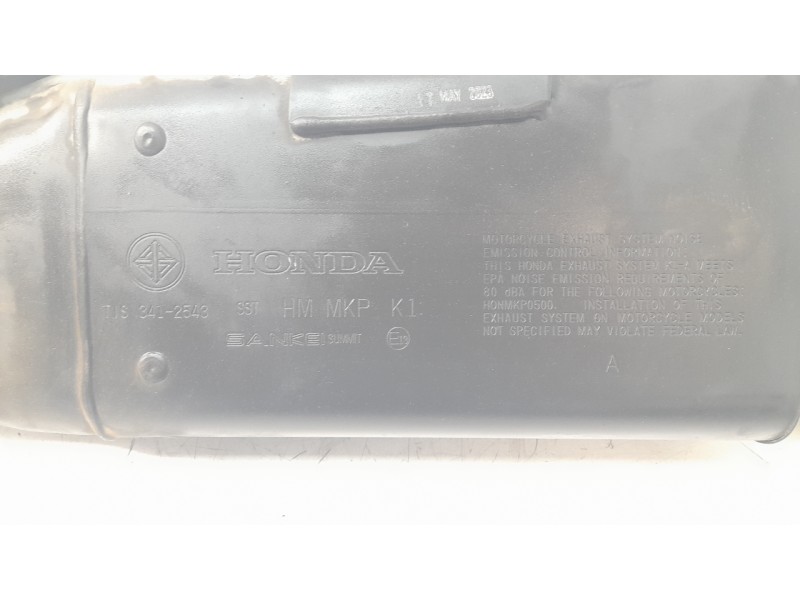 Recambio de silenciador trasero para honda cbr 500r cbr 500 r referencia OEM IAM 18310MKPDN1  