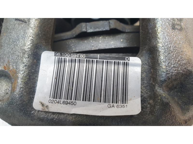 Recambio de pinza de freno trasera derecha para opel grandland x ultimate referencia OEM IAM 9819059480  