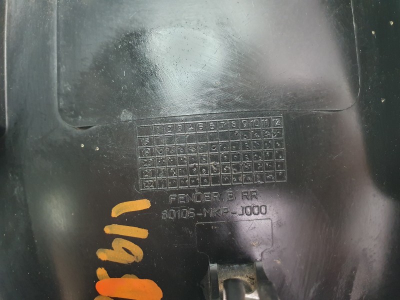 Recambio de guardabarros trasero para honda cbr 500r cbr 500 r referencia OEM IAM 80105MKPJ000  