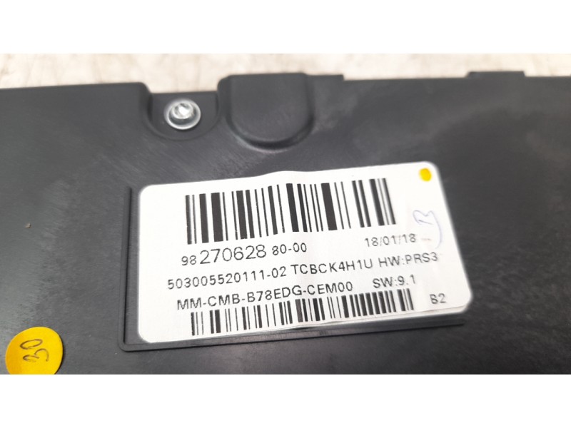 Recambio de cuadro instrumentos para citroen c4 picasso origins referencia OEM IAM 9827062880  