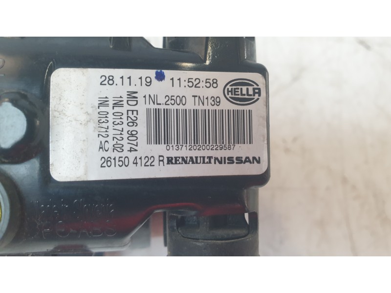 Recambio de faro antiniebla derecho para renault clio v zen referencia OEM IAM 261504122R  