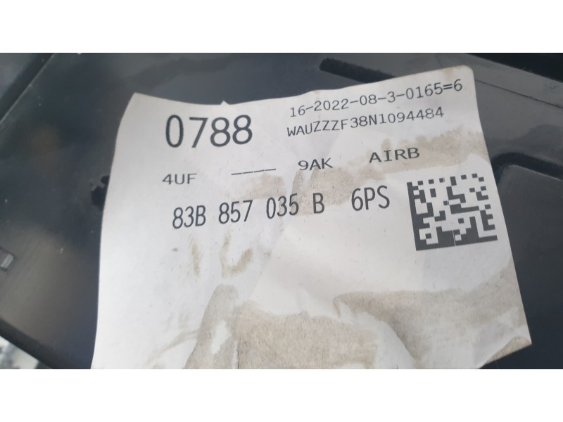 Recambio de guantera para audi q3 sportback (f3n) 35 tdi referencia OEM IAM 83B857035B  