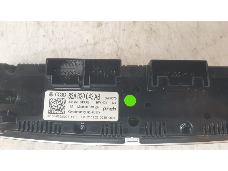 Recambio de mando climatizador para audi q3 sportback (f3n) 35 tdi referencia OEM IAM 83A820043AB  