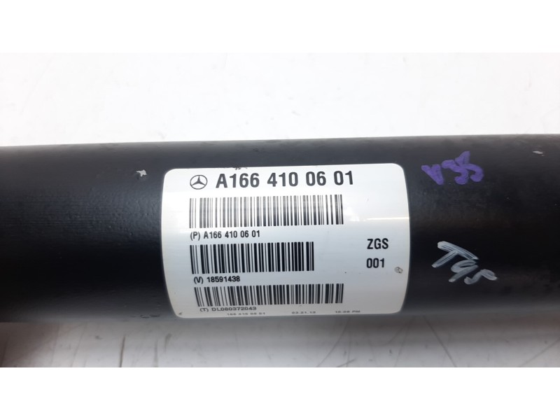 Recambio de transmision central delantera para mercedes-benz clase m (w166) ml 350 bluetec (166.004) referencia OEM IAM A1664100