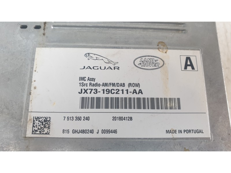 Recambio de modulo electronico para land rover range rover velar 2.0 turbo cat referencia OEM IAM JX7319C211AA  