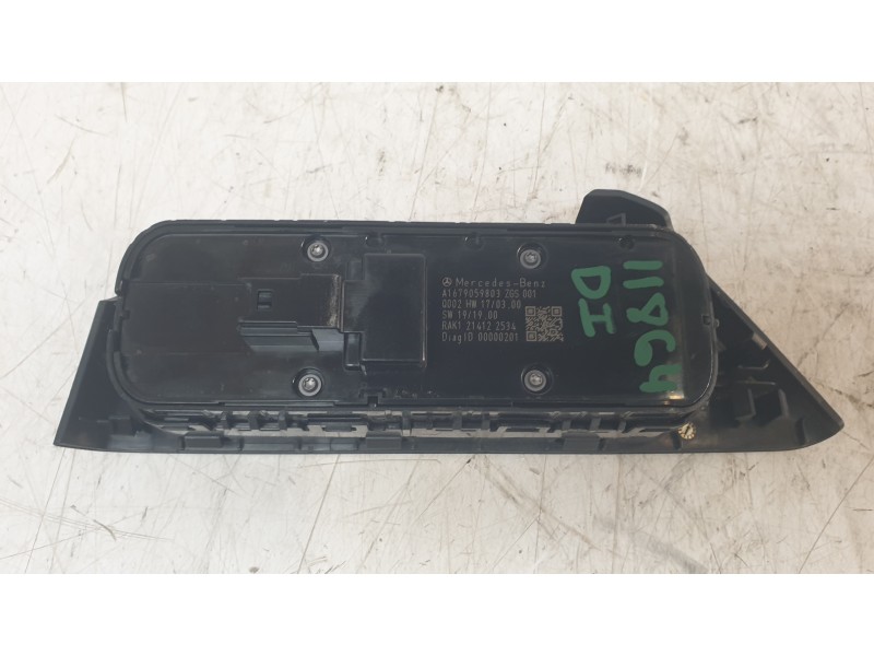 Recambio de mando elevalunas delantero izquierdo para mercedes-benz b-klasse (bm 247) b 200 d referencia OEM IAM A1679059803  