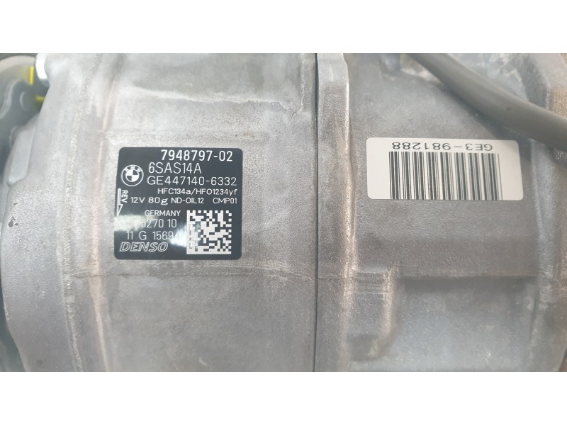 Recambio de compresor aire acondicionado para bmw 1 (f40) 118 d referencia OEM IAM 7948797 320268 