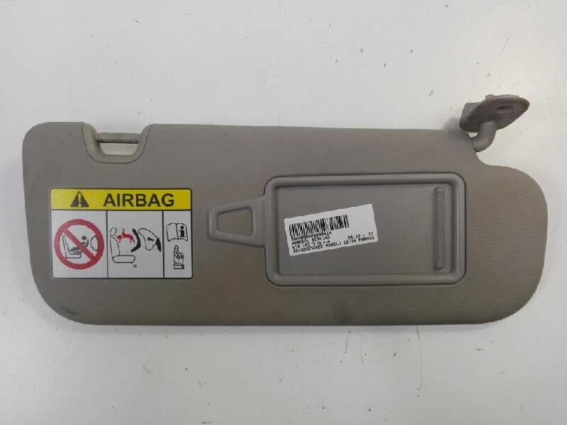 Recambio de parasol derecho para kia cee´d drive referencia OEM IAM 85220A2100ED  