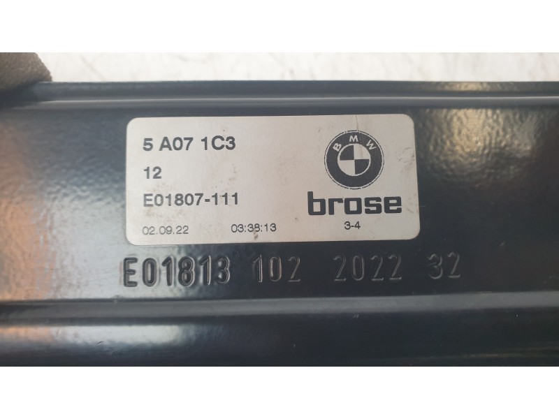 Recambio de elevalunas delantero izquierdo para bmw serie s4 coupe (g22) (2020- ...) m440d xdrive referencia OEM IAM E01807111  