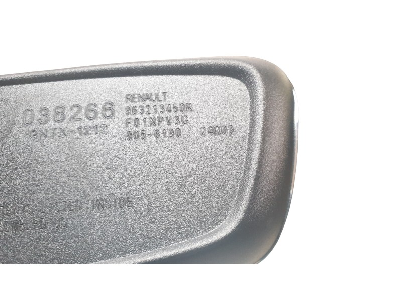 Recambio de espejo para renault austral techno referencia OEM IAM 963213450R  