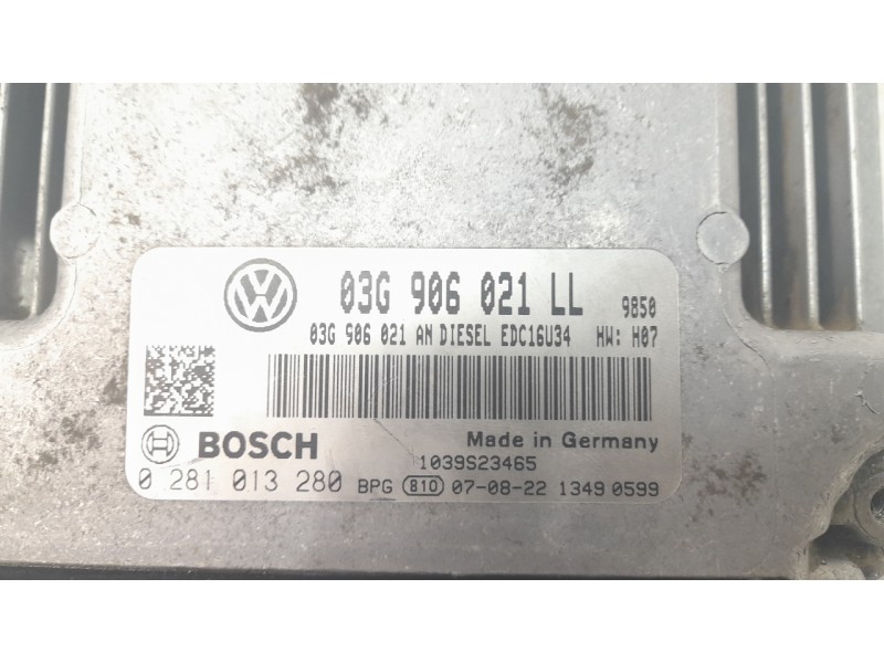 Recambio de centralita motor uce para seat leon (1p1) 2.0 tdi 16v referencia OEM IAM 03G906016AJ  