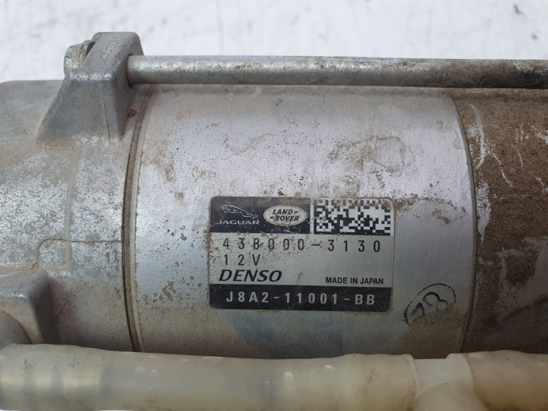 Recambio de motor arranque para land rover range rover velar 2.0 turbo cat referencia OEM IAM J8A211001BB  