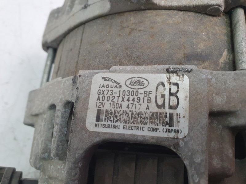 Recambio de alternador para land rover range rover velar 2.0 turbo cat referencia OEM IAM GX7310300BF  