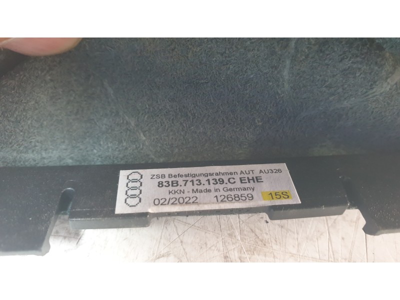 Recambio de pomo palanca cambio para audi q3 sportback (f3n) 35 tdi referencia OEM IAM 83B713139C  