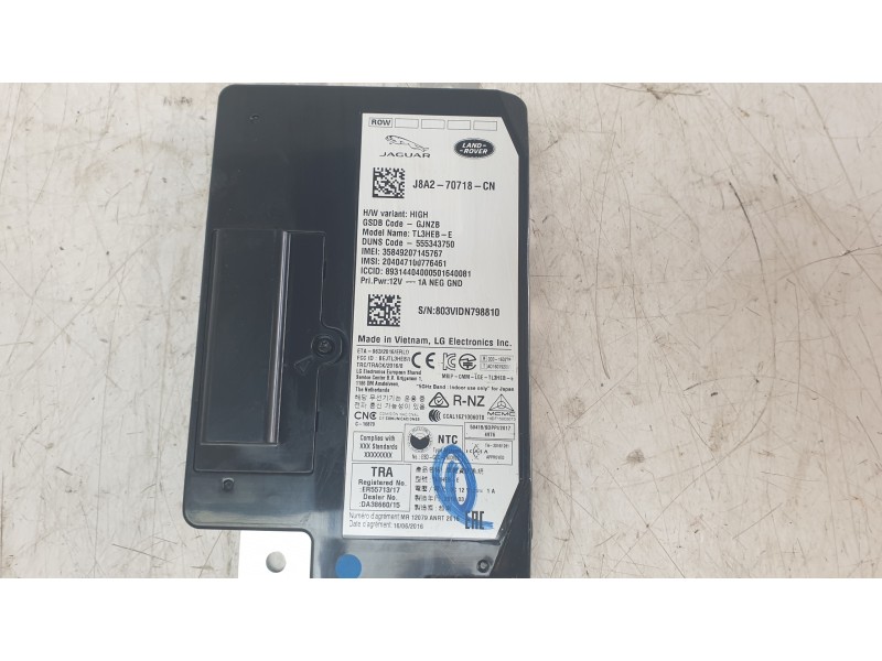 Recambio de modulo electronico para land rover range rover velar 2.0 turbo cat referencia OEM IAM J8A270718  