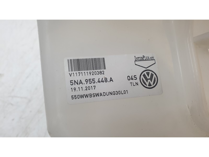 Recambio de deposito limpia para volkswagen tiguan (ad1, ax1) 1.4 tsi referencia OEM IAM 5NA955448A  