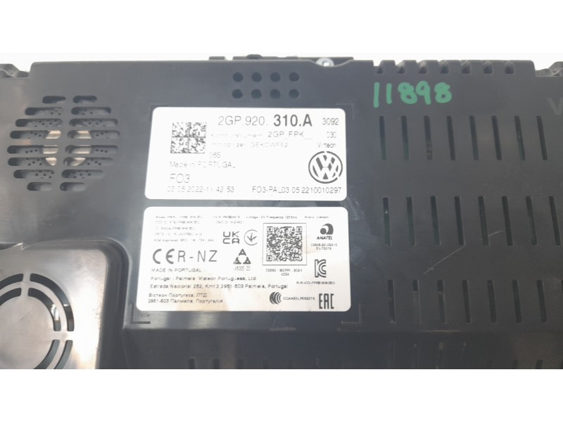 Recambio de cuadro instrumentos para volkswagen taigo (cs1) life referencia OEM IAM 2GP920310A  