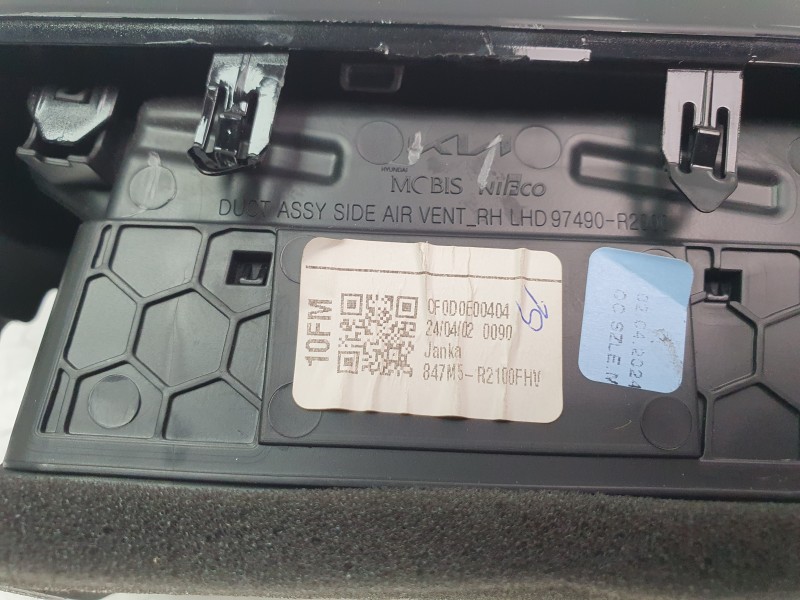 Recambio de aireador derecho para kia sportage v (nq5) 1.6 t-gdi referencia OEM IAM 847M5R2100FHV  