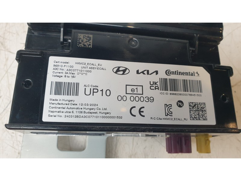 Recambio de modulo electronico para kia sportage v (nq5) 1.6 t-gdi referencia OEM IAM 96510P1100  