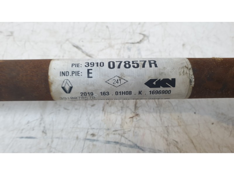 Recambio de transmision delantera derecha para dacia sandero ii tce 90 lpg (b8m1) referencia OEM IAM 391007857R  T99160