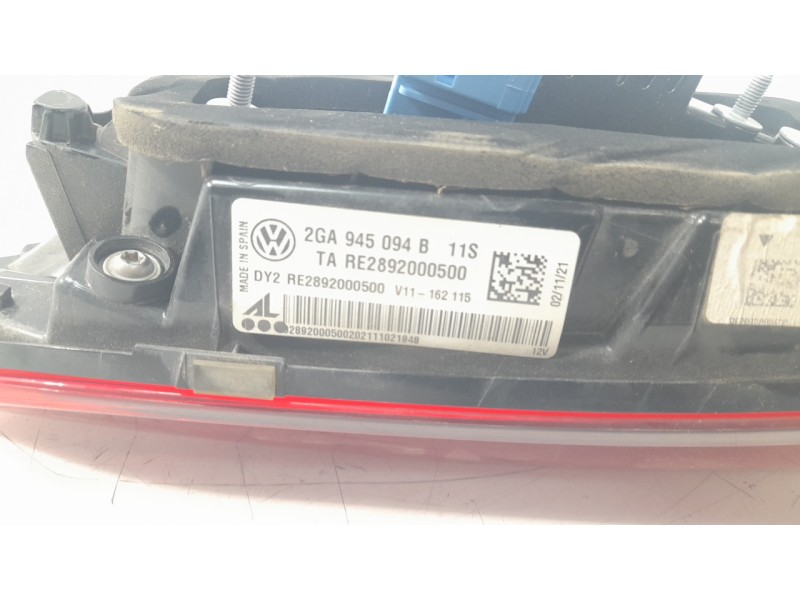 Recambio de piloto trasero derecho interior para volkswagen t-roc (a11, d11) 2.0 tdi referencia OEM IAM 2GA945094B  5710928 , 71