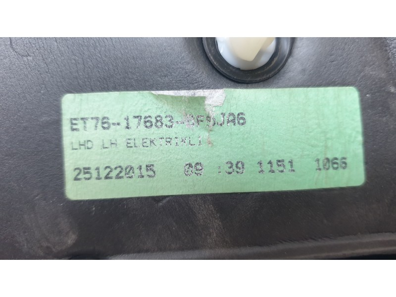 Recambio de retrovisor izquierdo para ford b-max (jk) 1.6 tdci referencia OEM IAM ET7617683FB5JA6  FD9367214